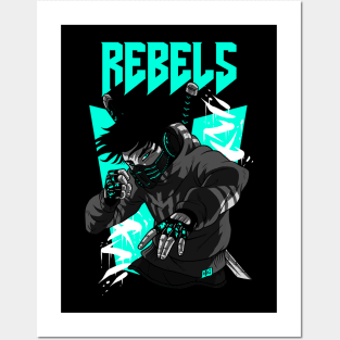 Ninja Warrior Rebels Posters and Art